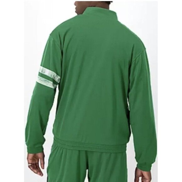 Champion Jacket Mens Medium Game Day Attack Logo Mesh Full Zip Track Kelly Green - Picture 2 of 6